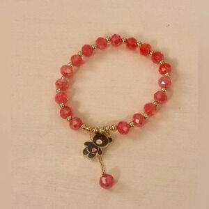 NWT Brand new stretch glass beaded bracelet